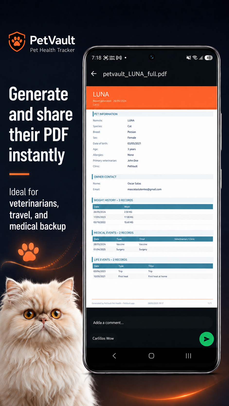 PetVault — slide 1
